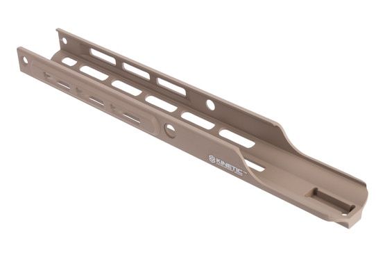 Kinetic Development Group FN SCAR 20 MREX20 Chassis in FDE is made of aluminum